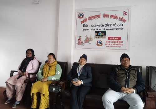 सुस्ता ४ नर्सहीका गर्भवती महिलालाई पोषण तालिम