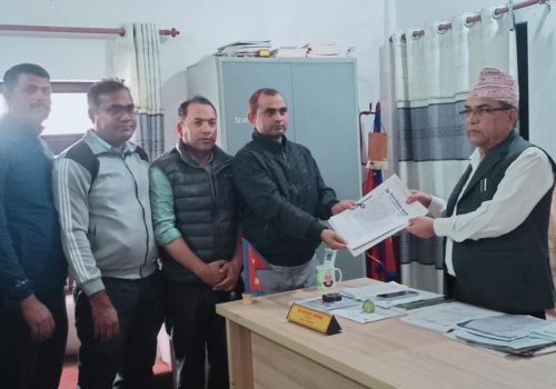 नेपाल शिक्षक महासंघ सुस्ता द्वारा स्थानीय तहलाई ध्यानाकर्षण तथा जानकारी पत्र