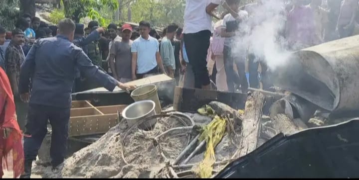 सुस्तामा आगलागीबाट २७ लाखकाे क्षति,तीन घाइते