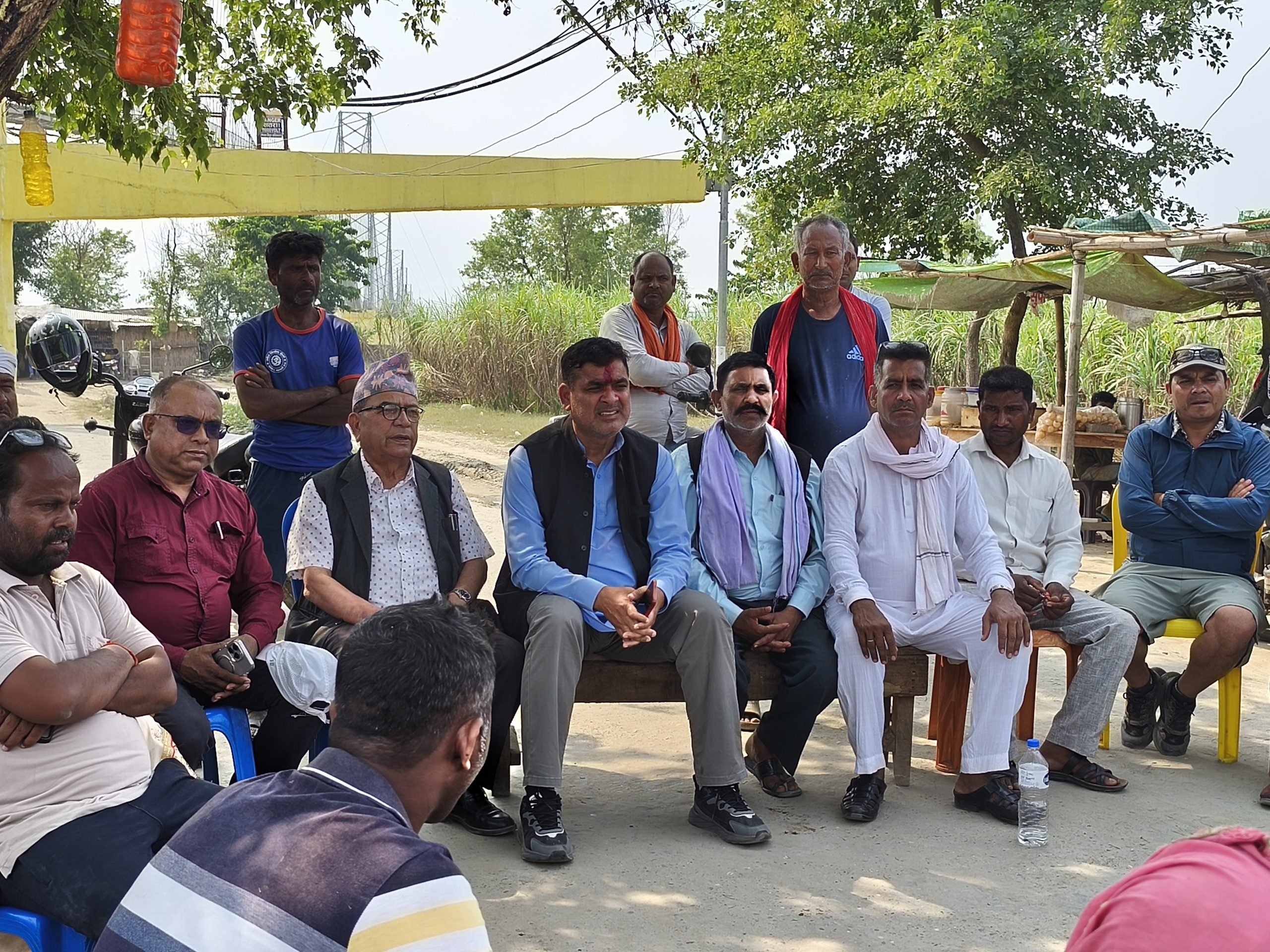 सपथ लिएपछि माननीय खनाल ऎतिहासिक भुमि सुस्तामा